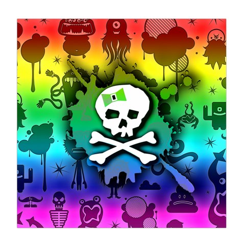 Kawaii Rainbow Skull Duvet Cover (Queen Size) from ArtsNow.com Front