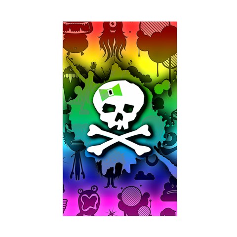 Kawaii Rainbow Skull Duvet Cover (Single Size) from ArtsNow.com Duvet Quilt