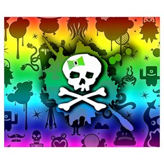 Kawaii Rainbow Skull Medium Tote Bag from ArtsNow.com Back