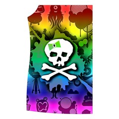 Kawaii Rainbow Skull Women s Button Up Vest from ArtsNow.com Front Right