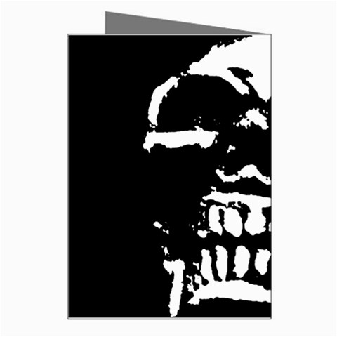 Morbid Skull Greeting Card from ArtsNow.com Right