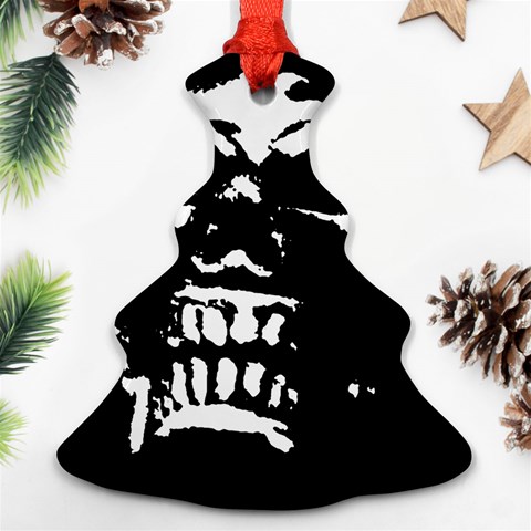 Morbid Skull Ornament (Christmas Tree)  from ArtsNow.com Front