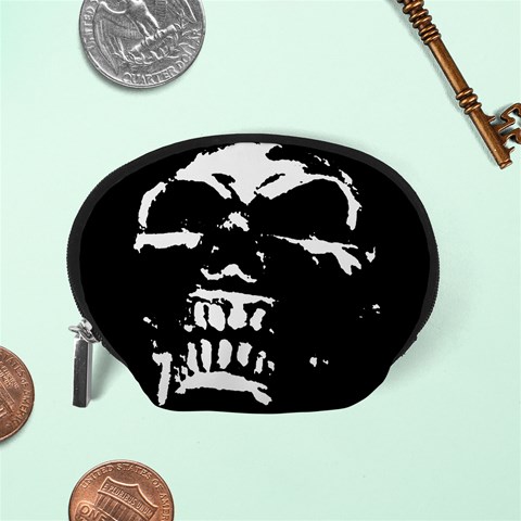 Morbid Skull Accessory Pouch (Small) from ArtsNow.com Back