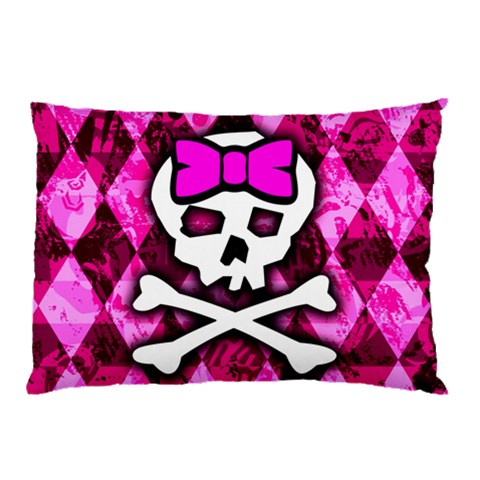 Pink Bow Princess Pillow Case (Two Sides) from ArtsNow.com Back