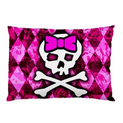 Pink Bow Princess Pillow Case (Two Sides) from ArtsNow.com Back