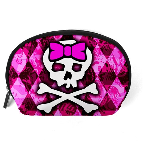 Pink Bow Princess Accessory Pouch (Large) from ArtsNow.com Back