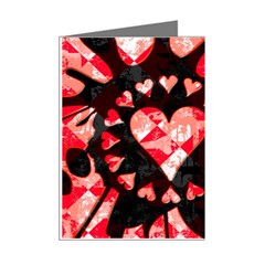 Love Heart Splatter Mini Greeting Cards (Pkg of 8) from ArtsNow.com Right