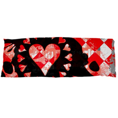 Love Heart Splatter Body Pillow Case Dakimakura (Two Sides) from ArtsNow.com Back