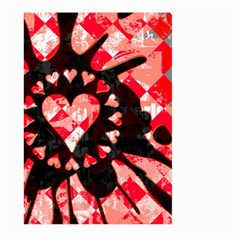 Love Heart Splatter Large Garden Flag (Two Sides) from ArtsNow.com Front