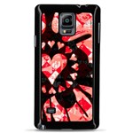 Love Heart Splatter Samsung Galaxy Note 4 Case (Black)