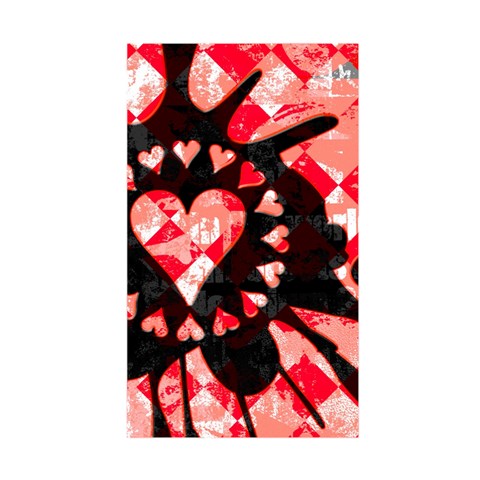 Love Heart Splatter Duvet Cover Double Side (Single Size) from ArtsNow.com Back