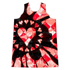 Love Heart Splatter Shoulder Cutout Velvet One Piece from ArtsNow.com Front