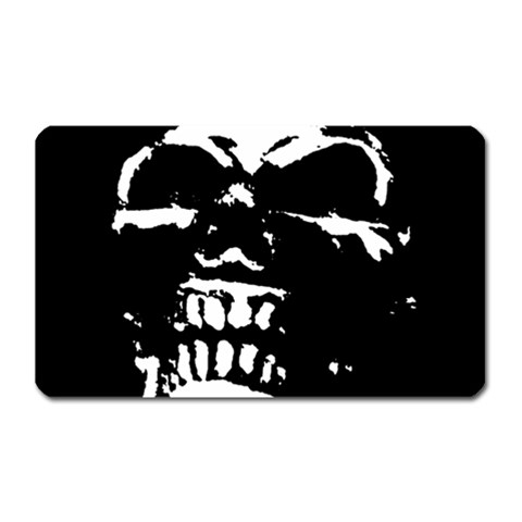 Morbid Skull Magnet (Rectangular) from ArtsNow.com Front