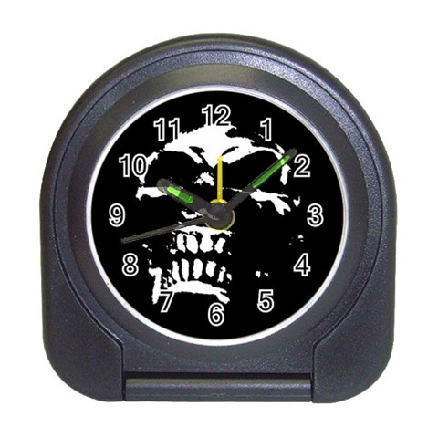 Morbid Skull Travel Alarm Clock from ArtsNow.com Front