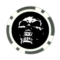 Morbid Skull Poker Chip Card Guard from ArtsNow.com Back