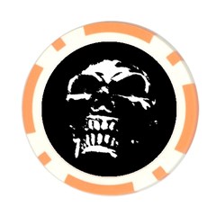 Morbid Skull Poker Chip Card Guard from ArtsNow.com Back