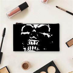 Morbid Skull Cosmetic Bag (Small) from ArtsNow.com Front