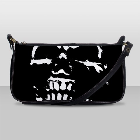 Morbid Skull Shoulder Clutch Bag from ArtsNow.com Front