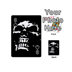 Morbid Skull Playing Cards 54 Designs (Mini) from ArtsNow.com Front - Spade8