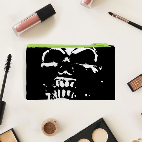 Morbid Skull Cosmetic Bag (XS) from ArtsNow.com Back