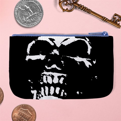 Morbid Skull Large Coin Purse from ArtsNow.com Back