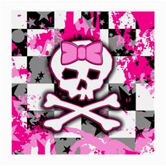 Pink Skull Scene Girl Medium Glasses Cloth (2 Sides) from ArtsNow.com Back