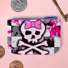 Pink Skull Scene Girl Mini Coin Purse from ArtsNow.com Back