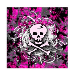 Pink Skull Splatter Duvet Cover Double Side (Full/ Double Size) from ArtsNow.com Front