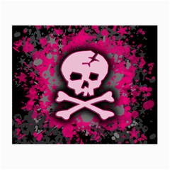 Pink Skull Star Splatter Small Glasses Cloth (2 Sides) from ArtsNow.com Back