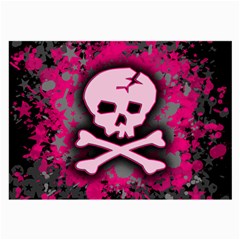 Pink Skull Star Splatter Large Glasses Cloth (2 Sides) from ArtsNow.com Back