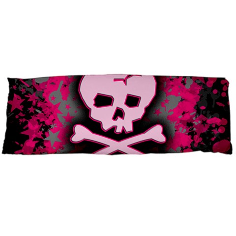 Pink Skull Star Splatter Body Pillow Case (Dakimakura) from ArtsNow.com Body Pillow Case