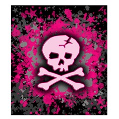 Pink Skull Star Splatter Duvet Cover Double Side (King Size) from ArtsNow.com Front