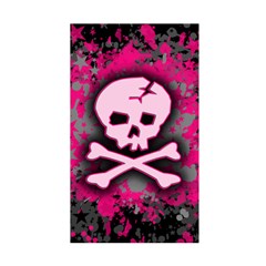 Pink Skull Star Splatter Duvet Cover Double Side (Single Size) from ArtsNow.com Front