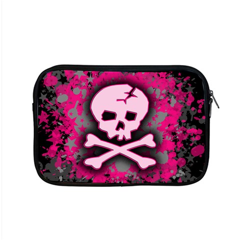 Pink Skull Star Splatter Apple MacBook Pro 15  Zipper Case from ArtsNow.com Front