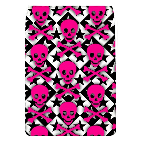 Pink Skulls & Stars Removable Flap Cover (S) from ArtsNow.com Front