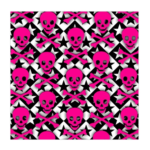 Pink Skulls & Stars Duvet Cover (Queen Size) from ArtsNow.com Front