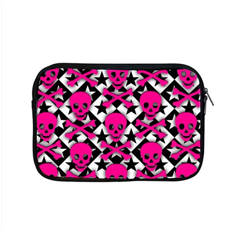 Pink Skulls & Stars Apple MacBook Pro 15  Zipper Case from ArtsNow.com Front