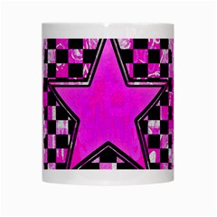 Pink Star White Mug from ArtsNow.com Center