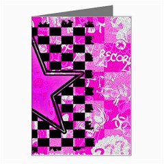 Pink Star Greeting Card from ArtsNow.com Left