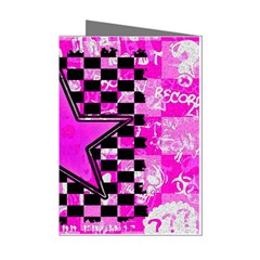 Pink Star Mini Greeting Cards (Pkg of 8) from ArtsNow.com Left