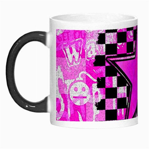 Pink Star Morph Mug from ArtsNow.com Left