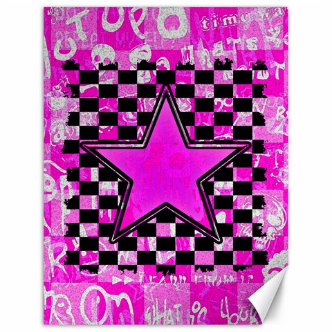 Pink Star Canvas 12  x 16  from ArtsNow.com 11.86 x15.41  Canvas - 1