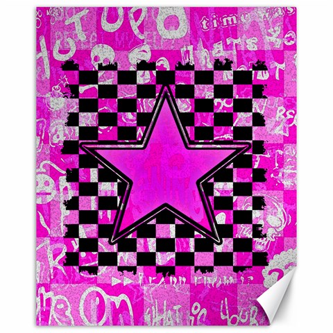 Pink Star Canvas 16  x 20  from ArtsNow.com 15.75 x19.29  Canvas - 1