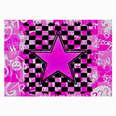 Pink Star Large Glasses Cloth (2 Sides) from ArtsNow.com Front