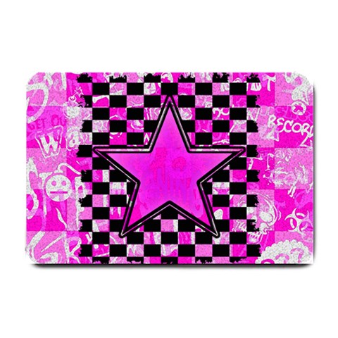 Pink Star Small Doormat from ArtsNow.com 24 x16  Door Mat