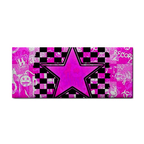 Pink Star Hand Towel from ArtsNow.com Front