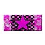 Pink Star Hand Towel