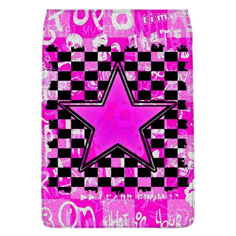 Pink Star Removable Flap Cover (L) from ArtsNow.com Front