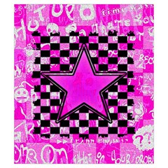 Pink Star Drawstring Pouch (Small) from ArtsNow.com Front