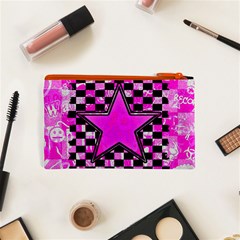 Pink Star Cosmetic Bag (XS) from ArtsNow.com Back